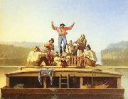 George Caleb Bingham The Jolly Flatboatmen china oil painting artist